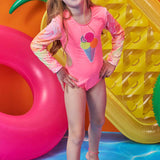 Traje de Baño Manga Larga Ice Cream