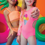 Traje de Baño Manga Larga Ice Cream