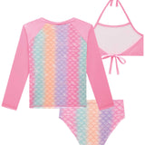Conjunto 3 Piezas Filtro UV Mermaid Rosa