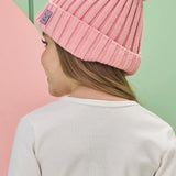 Gorro Rosado Pompon Kukie