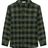 Camisa Franela a Cuadros Forest Green
