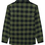 Camisa Franela a Cuadros Forest Green