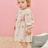 Vestido Floreado con Lazo