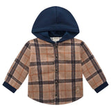 Chaqueta Franela Gorro Azul