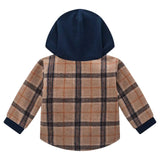 Chaqueta Franela Gorro Azul