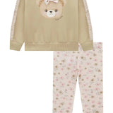 Conjunto Osita y Flores Kukie