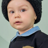 Gorro Peluche Orejitas Osito