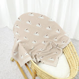 Manta Tejida Conejo Beige 100 x 80 cm