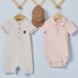 Enterito bebé algodón botones frontales