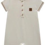 Enterito bebé algodón botones frontales