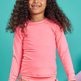 Polera Manga Larga UV50+ Niña – 4 Colores