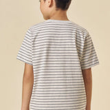 Polera Niño Rayas Pocket Johnny Fox