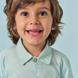 Conjunto Niño Camisa Verde Agua + Short Arena