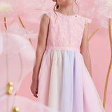 Vestido Pastel Fiesta Niña – Tul Multicolor