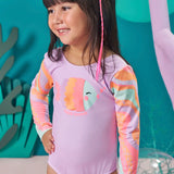 Enterito UV50+ Manga Larga Pececito Pastel – Bebé Niña