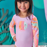 Enterito UV50+ Manga Larga Pececito Pastel – Bebé Niña