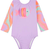 Enterito UV50+ Manga Larga Pececito Pastel – Bebé Niña