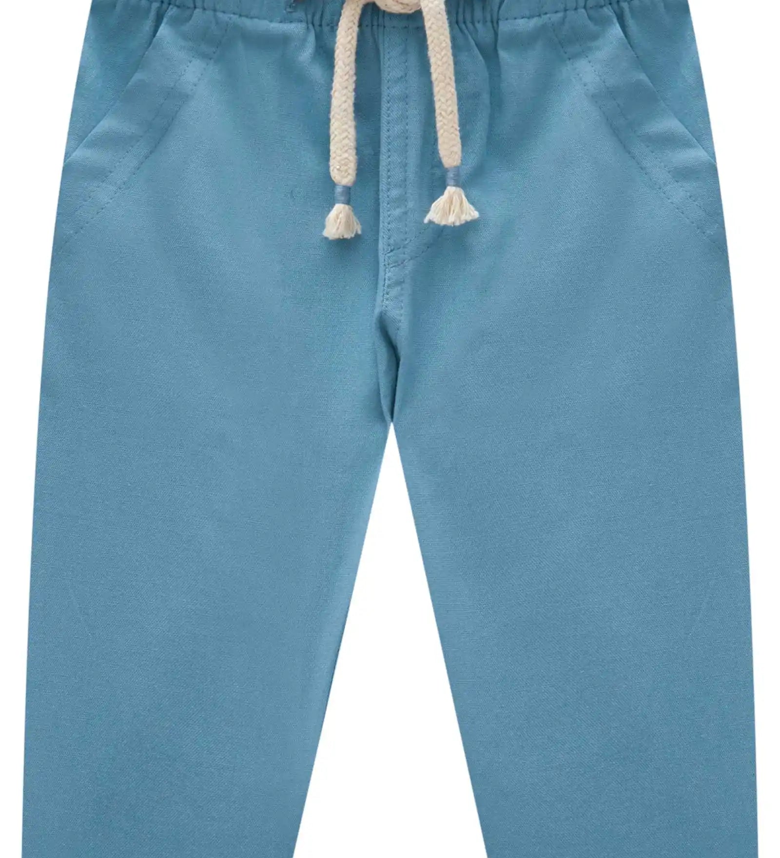 Pantalón de Algodón con Amarra – Bebé Niño