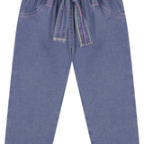 Pantalón Jeans con Cintita Multicolor – Kukie