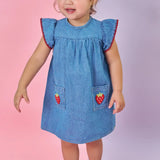 Vestido Denim Frutillas – Kukie