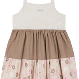 Vestido Friend Beige y Flores Kukie