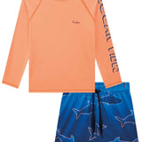 Conjunto UV50+ Niño Tiburón Coral