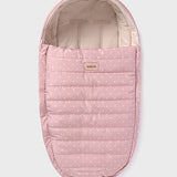 Saco Capazo Universal Acolchado Bebé – Crudo, Rosa y Celeste Mayoral
