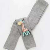 Panty Sin Pie Jirafa Tejida Gris