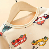 Pijama Térmico Autos Beige