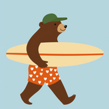 Ticket Concurso Oso Surfista