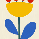 Ticket Concurso Flor Abstracta
