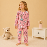 Pijama Frizado Rosado Queen