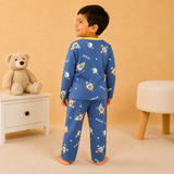 Pijama Frizado Azul Espacial