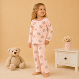 Pijama Frizado Oso Rosa