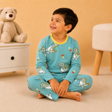 Pijama Frizado Verde Dino
