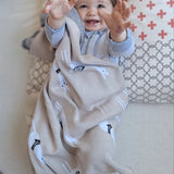 Manta Tejida Llama Camel 100 x 80 cm