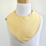 Babero Reversible Lino Amarillo Pastel