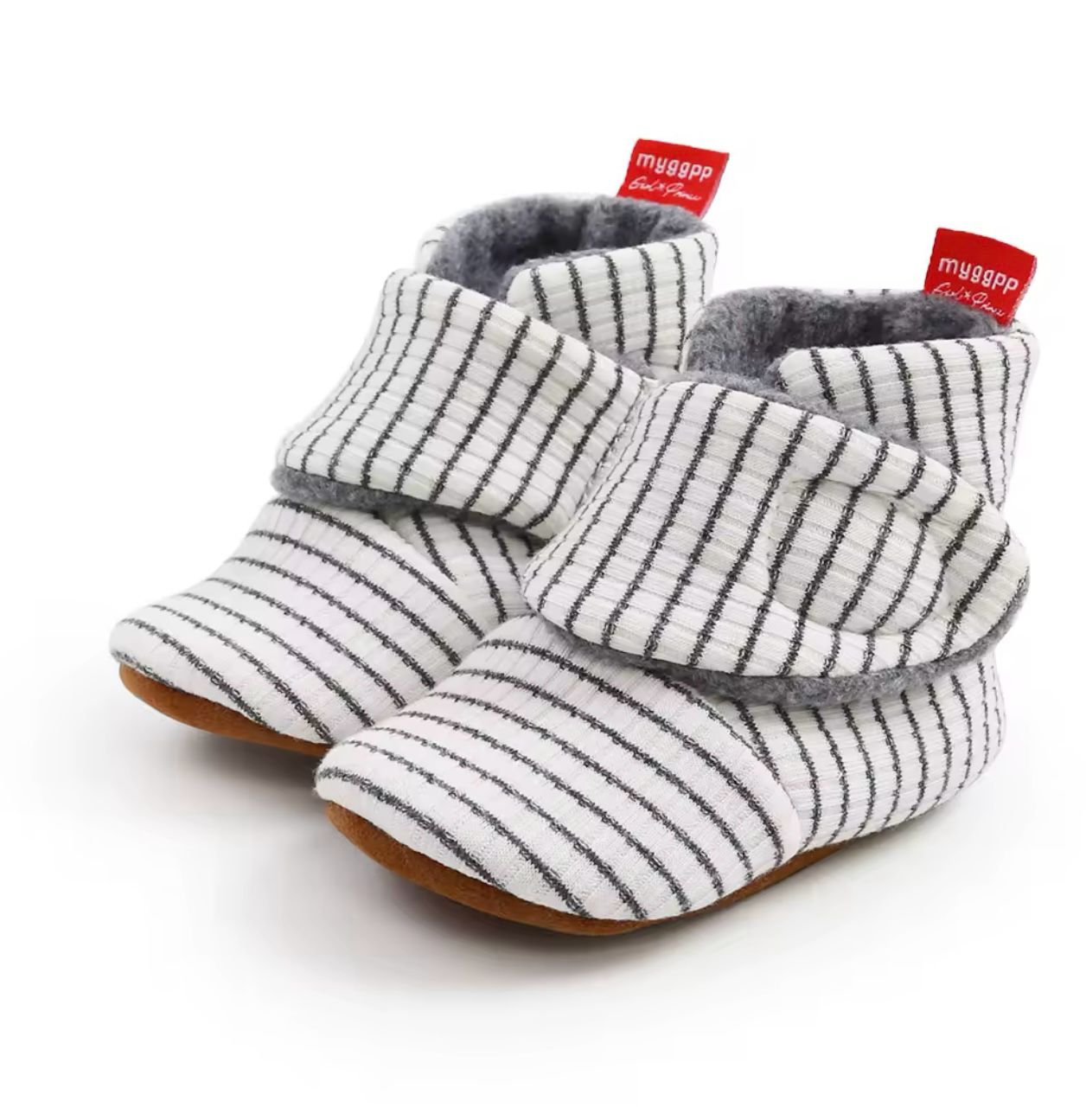 Pantuflas Algodón Rayas