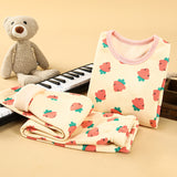 Pijama Frizado Crema Zanahoria
