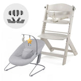 Silla de comer evolutiva 4 en 1 Enock + Mecedora Calmee - KinderKraft