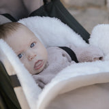 Saquito Coche Vichy Beige