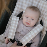 Cubrecoche Vichy Beige