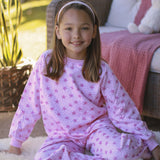 Pijama Franela Estrellas Rosa