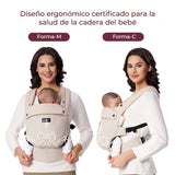 Porta Bebe 3 en 1 Lino Natural