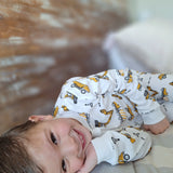 Pijama Largo Algodón Excavadora