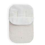 Saquito Coche Vichy Beige
